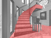 おすすめの住宅パース素材 Ｒ階段-３Ｄ住宅素材ダウンロード「データ 